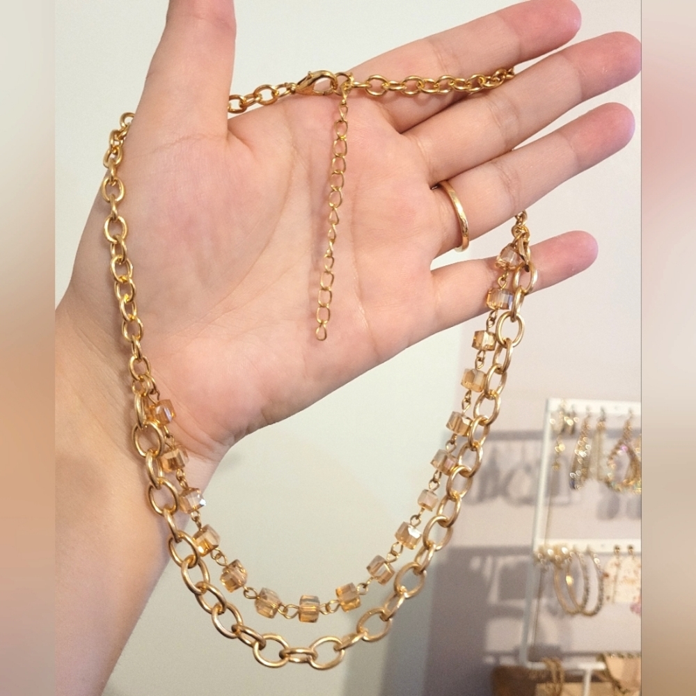 Champagne Necklace